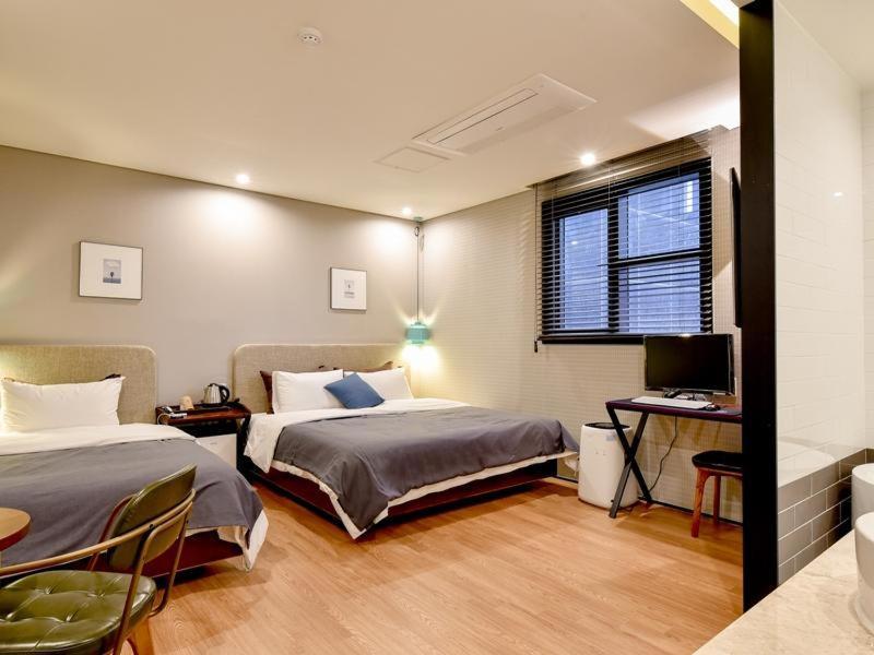 בוסאן Brown-Dot Hotel Yangjeong מראה חיצוני תמונה